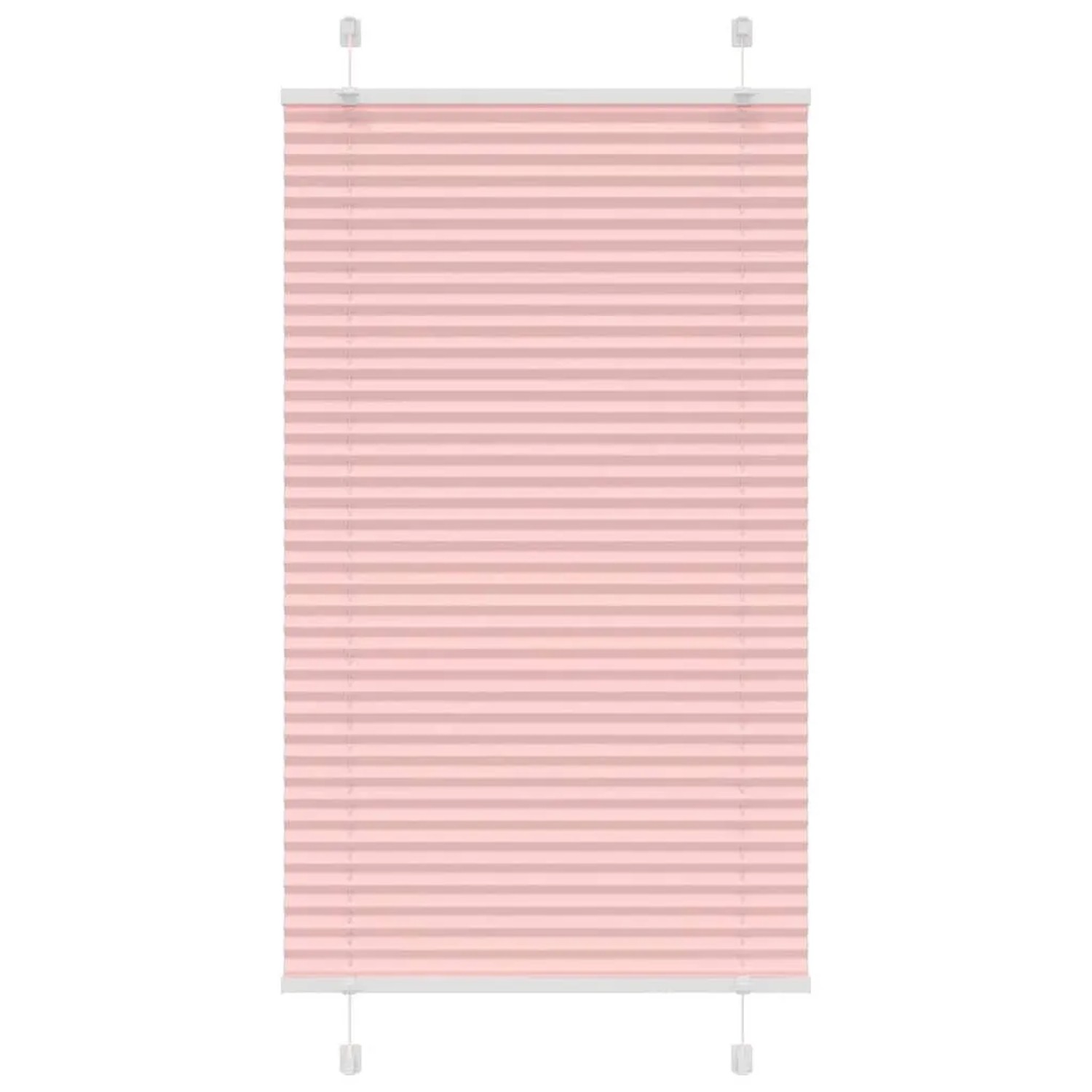 vidaXL Plissee Rosa 70x100 cm Stoffbreite 69,4 cm Polyester 4015426 günstig online kaufen