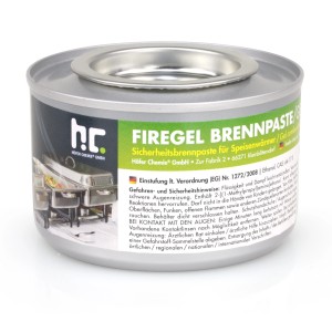 Dose Flambiol Firegel Brennpaste 200g zum Warmhalten von Speisen.