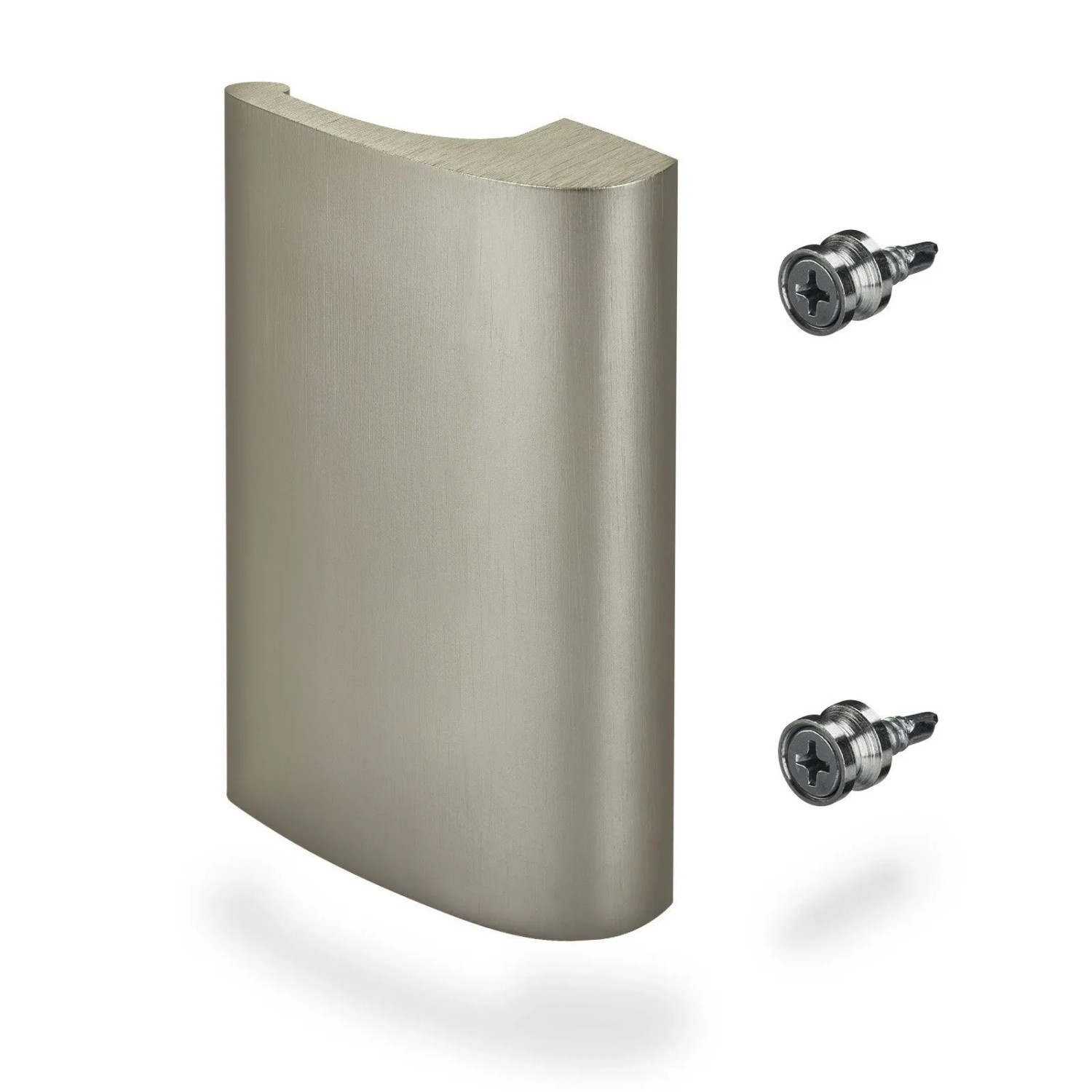SOTECH Balkontürgriff SEJA 82 x 52,5 x 20 mm BA 48 mm Aluminium Verdeckte Verschraubung Edelstahloptik
