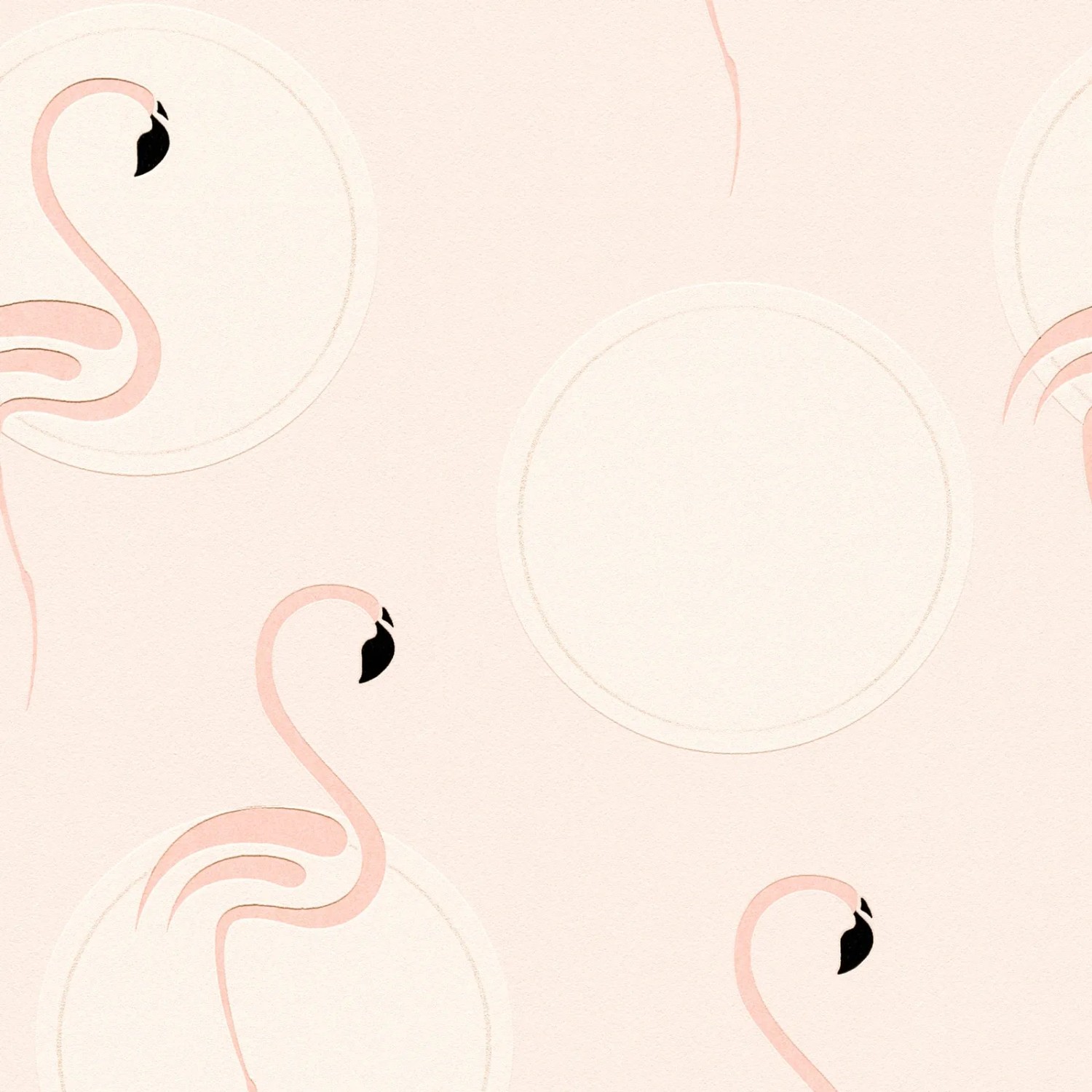 A.S. Création Vliestapete Boys & Girls 6 Schwan Rosa-Creme