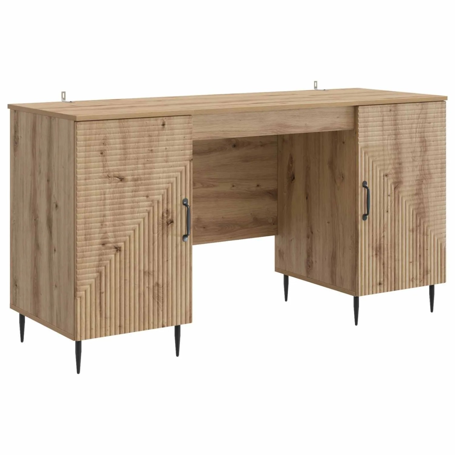 vidaXL Schreibtisch Artisan-Eiche 142,5 x 50 x 75 cm Holzwerkstoff 3414611