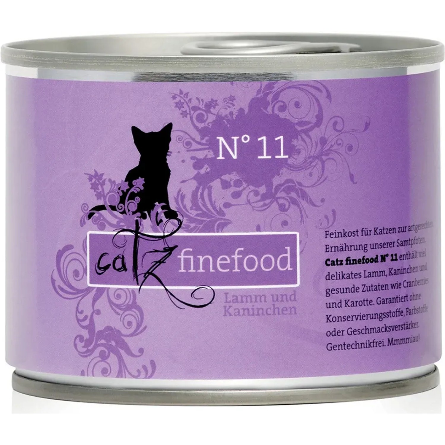 catz finefood Katzen-Nassfutter Classic Lamm & Kaninchen 200 g