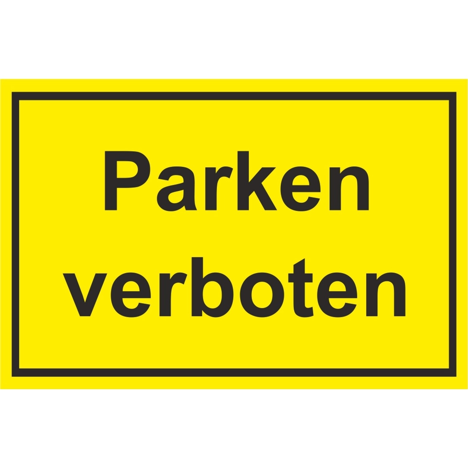 Warn- und Hinweissschild Parken verboten 30 cm x 20 cm PST günstig online kaufen