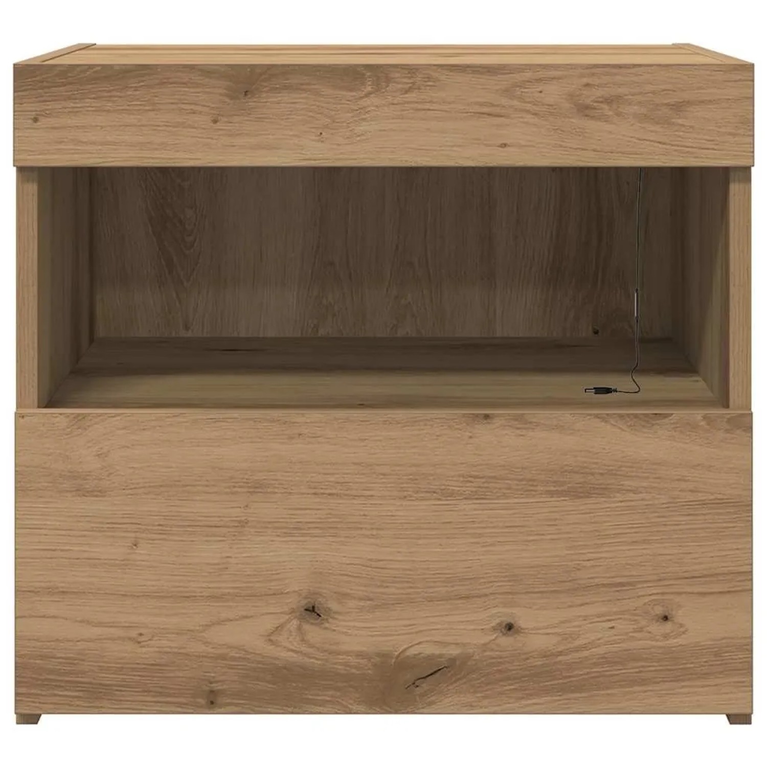 vidaXL Nachtschrank 2 Stk Eiche Handwerklich 50 x 40 x 45 cm 862183_8