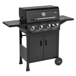 TAINO BRANDO 4+1 Gasgrill 4 Brenner Seitenkocher BBQ Grillwagen Gasgriller