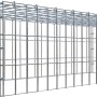 Gabiona C-Ring Anbaukorb, 30x100x40cm, Maschenweite 5x10cm, Drahtgitter für Gabionen.