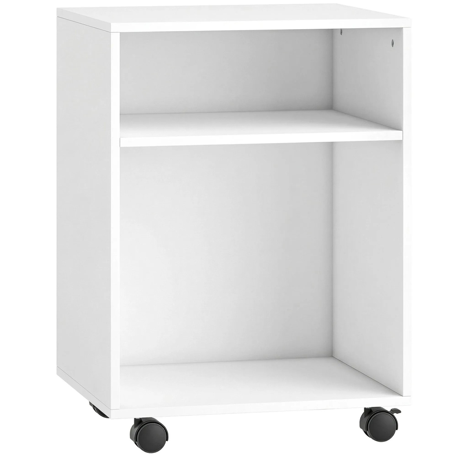 HOMCOM Printer Cabinet Spanplatte 40L x 35B x 56H cm Weiß