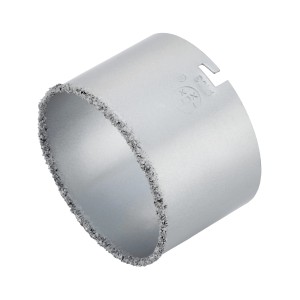 LUX HM-Bohrkrone, 103 mm Durchmesser, für präzise Löcher in verschiedenen Materialien.