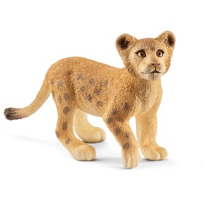 Detailgetreues Schleich Wild Life Löwenjunges als Spielzeugfigur.