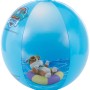 Happy People Paw Patrol Wasserball (Ø 29cm) mit Rubble Motiv auf blauem Grund.
