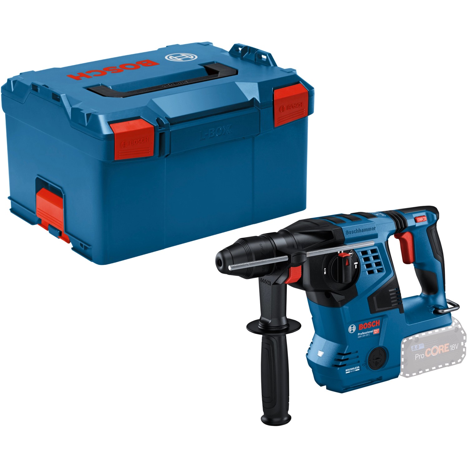 Bosch Professional Akku-Bohrhammer GBH 18 V-28 C in L-Boxx