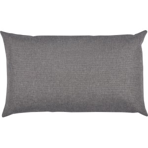 Dekokissen in Dunkelgrau, 30x50 cm, aus Polyester. Ideal für Wohnzimmer und Schlafzimmer.