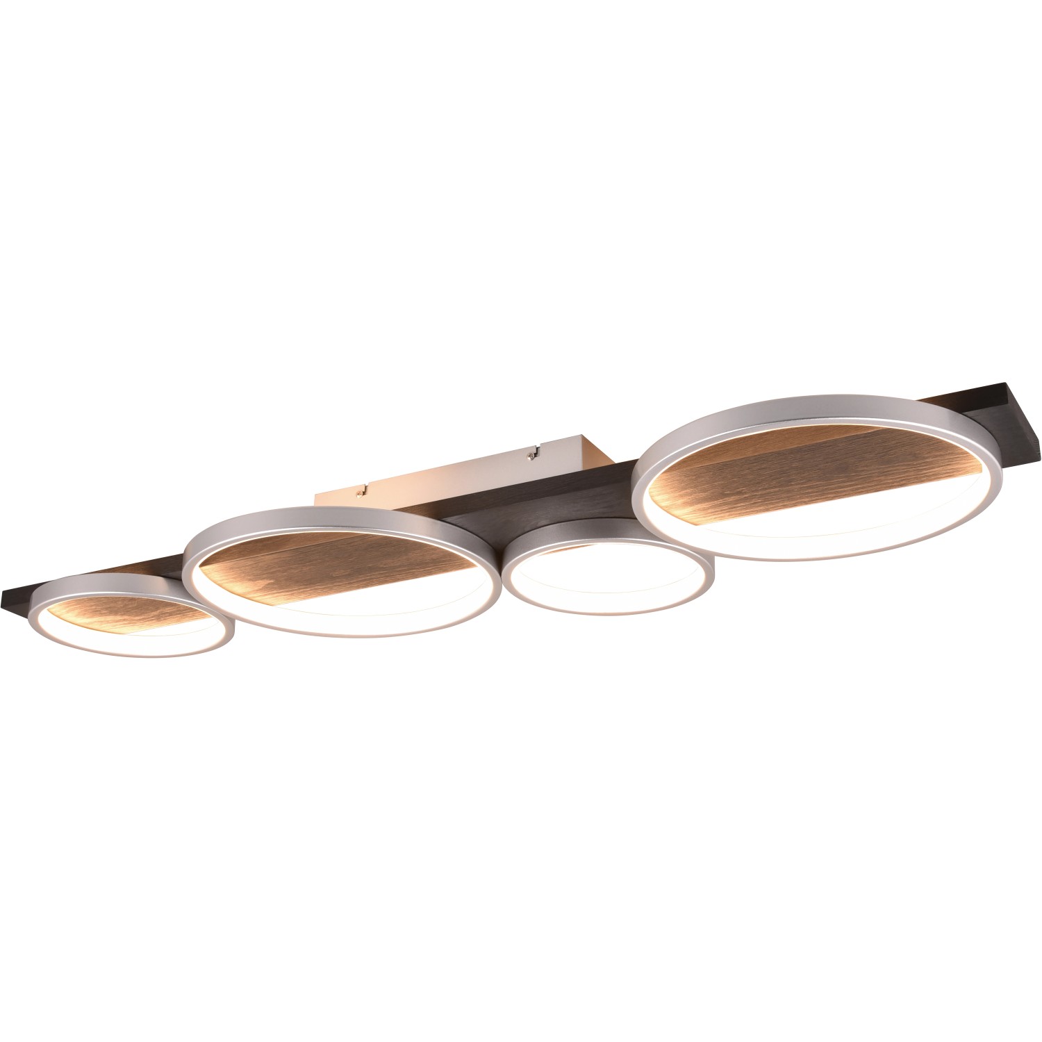 Trio LED Deckenleuchte Medera titanfarbig 7,5 x 100 x 34,5 cm