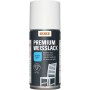 OBI Premium Weißlack Spray, seidenmatt, 150ml Dose. Buntlack-Spray für Innen und Außen.