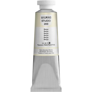 Tube Lukas Studio Ölfarbe Beige, 37ml, für Künstlerbedarf.