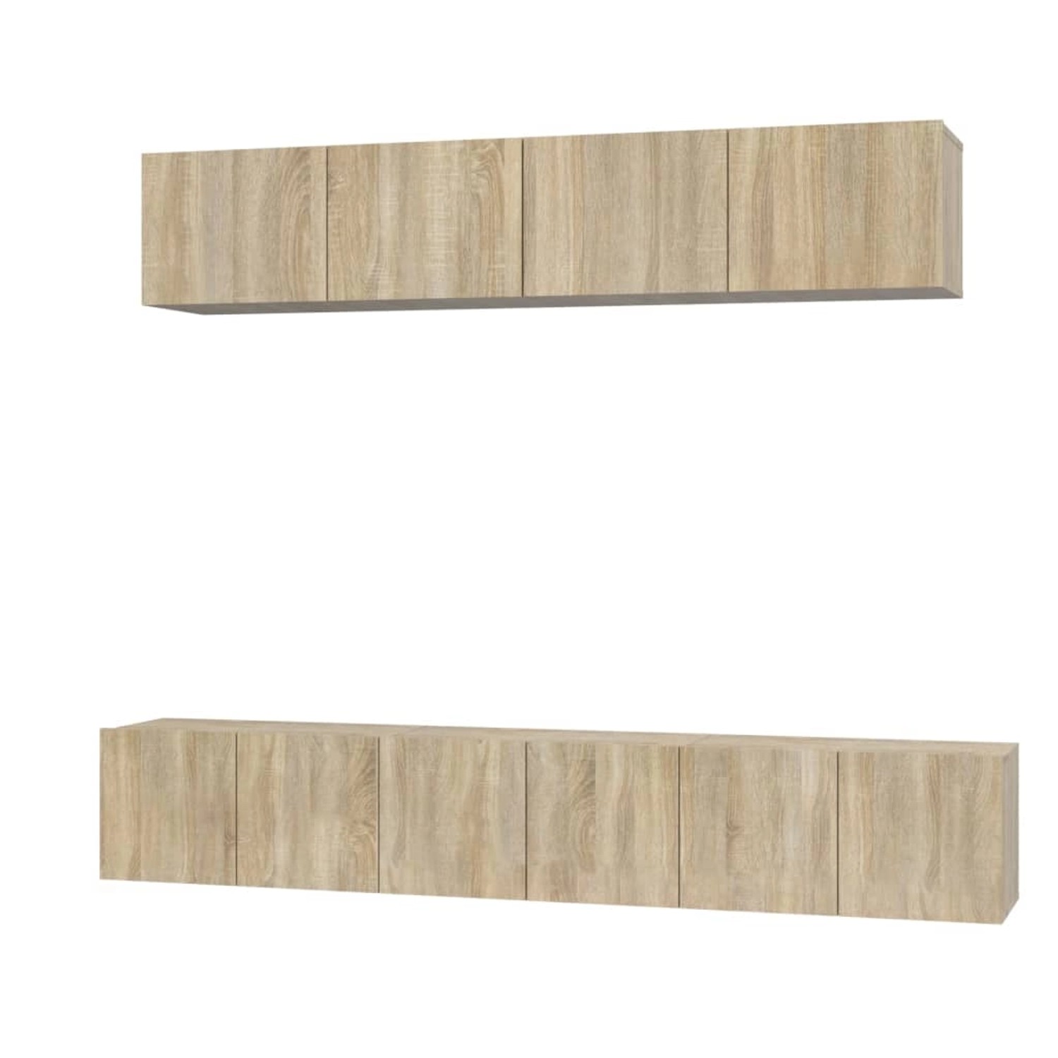 VidaXL 5-tlg. TV-Schrank-Set Sonoma-Eiche Holzwerkstoff 1 günstig online kaufen