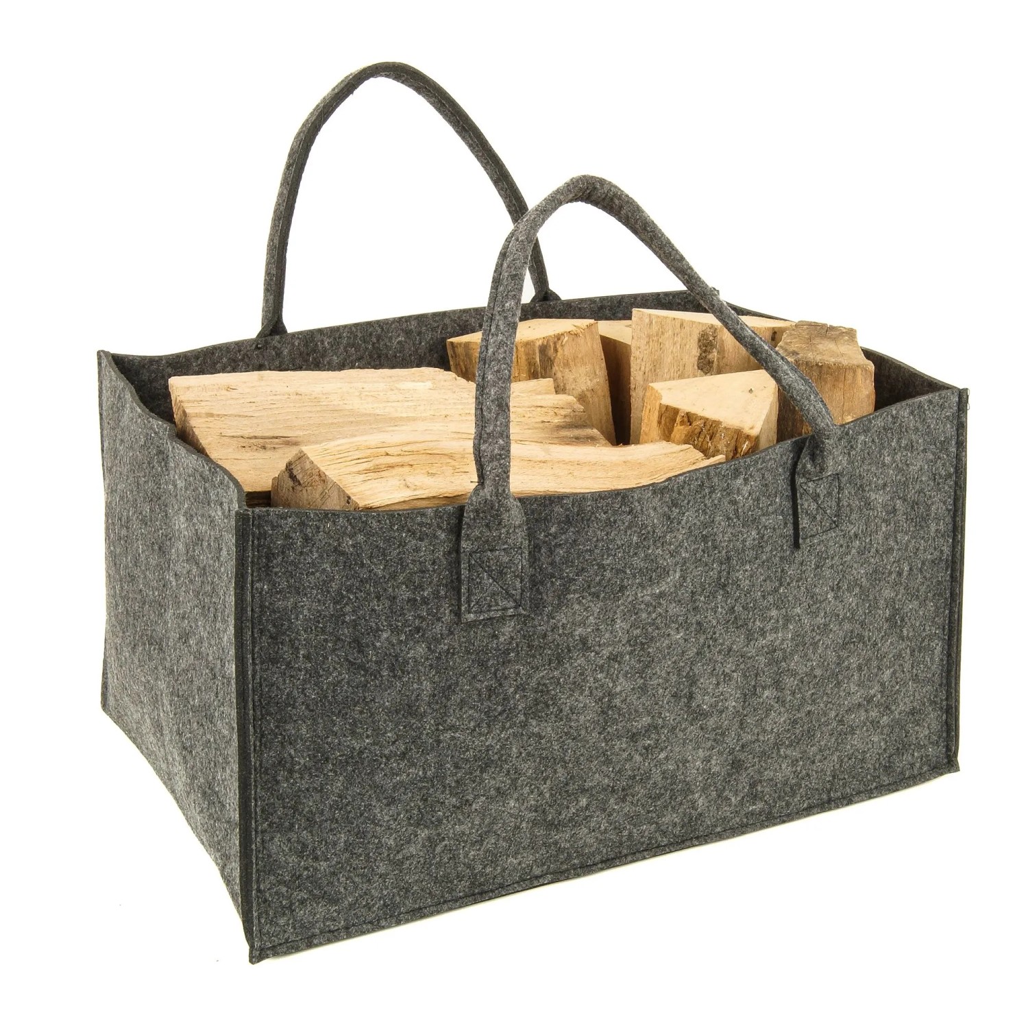 Valo Filztasche Faltbar 50 cm x 34 cm x 27 cm Grau
