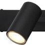 Globo Strahler Robby, 5-flammig, schwarz matt. Moderner Spot für GU10 Leuchtmittel.