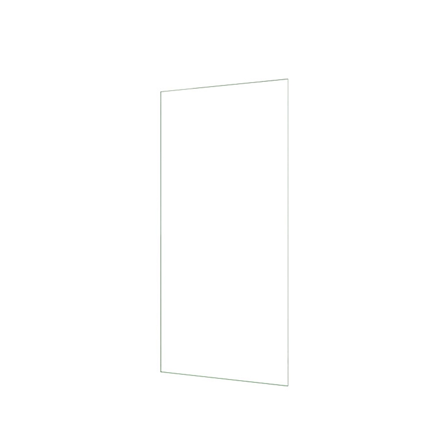 Duschparadies 97.7 x 200 cm Walk in Glas 10mm Nano Glas Duschwand Klarglas günstig online kaufen