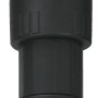 Einhell Verlängerungsschlauch 3 m, 36 mm, aus schwarzem Kunststoff für Staubsauger & Co.