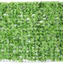 PROREGAL Balkonsichtschutz 100x300x1cm Zaun Blatt Hell_6
