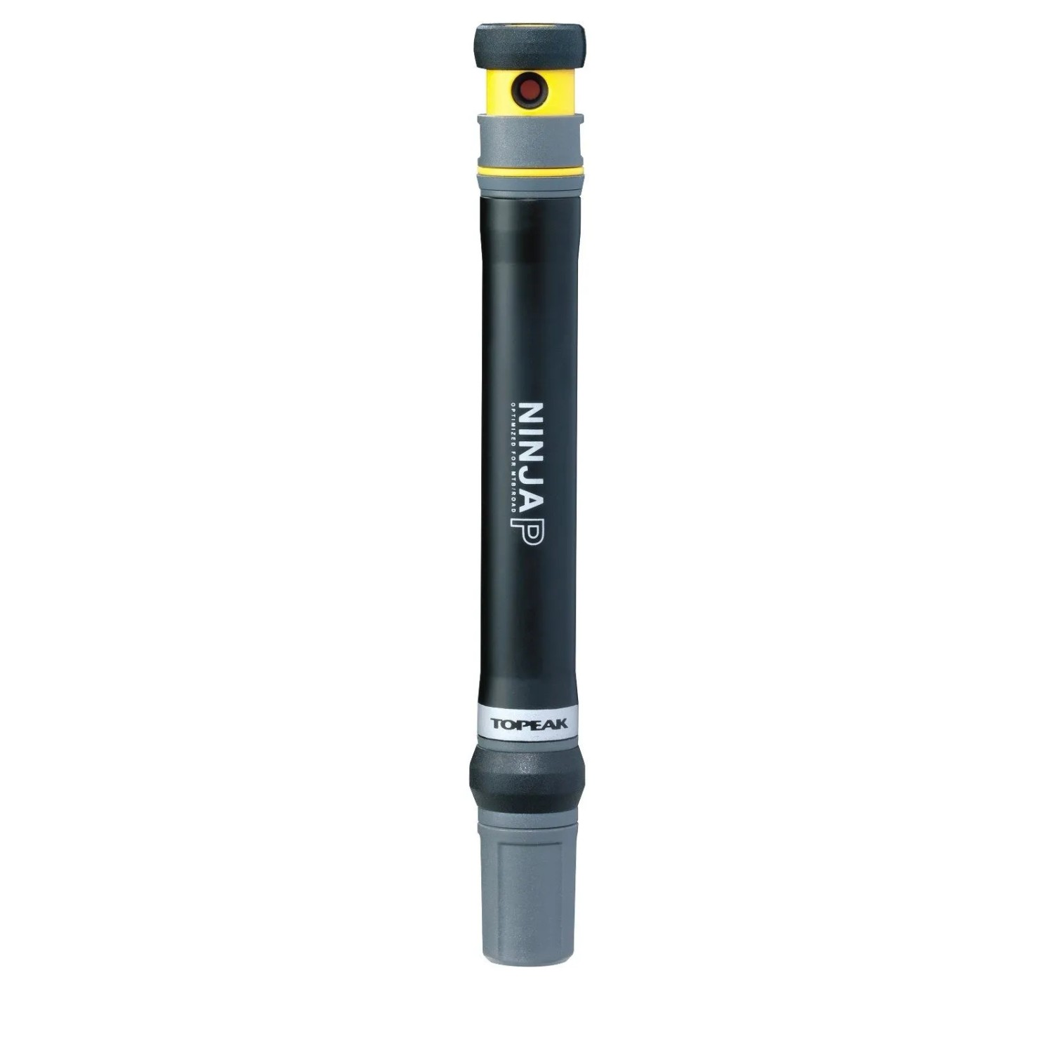 Topeak Standpumpe Ninja P Presta Ventil Kompatibel mit Ninja Cage Flaschenhaltern Schwarz