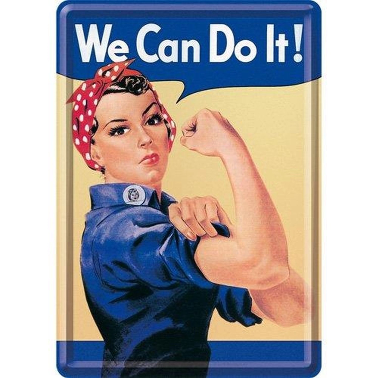 Nostalgic-Art Blechpostkarte - USA - We can do it! günstig online kaufen