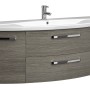 Pelipal Waschtisch Serie 4010, 144 cm, Graphit, mit Softclose. Einzelwaschtisch mit zwei Schubladen.