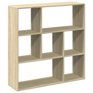 vidaXL Raumteiler-Bücherregal Sonoma-Eiche 102x29x103,5 cm 858050