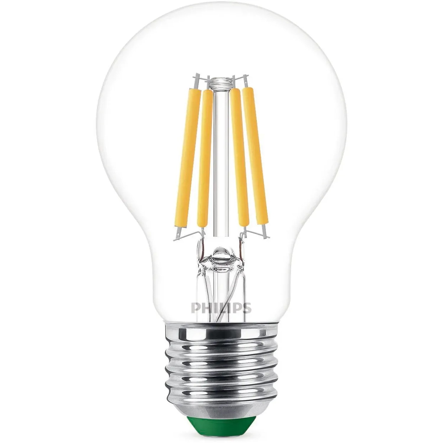 Philips LED-Leuchtmittel ultraeffizient E27 Glühlampenform 2,3W 485lm Klar