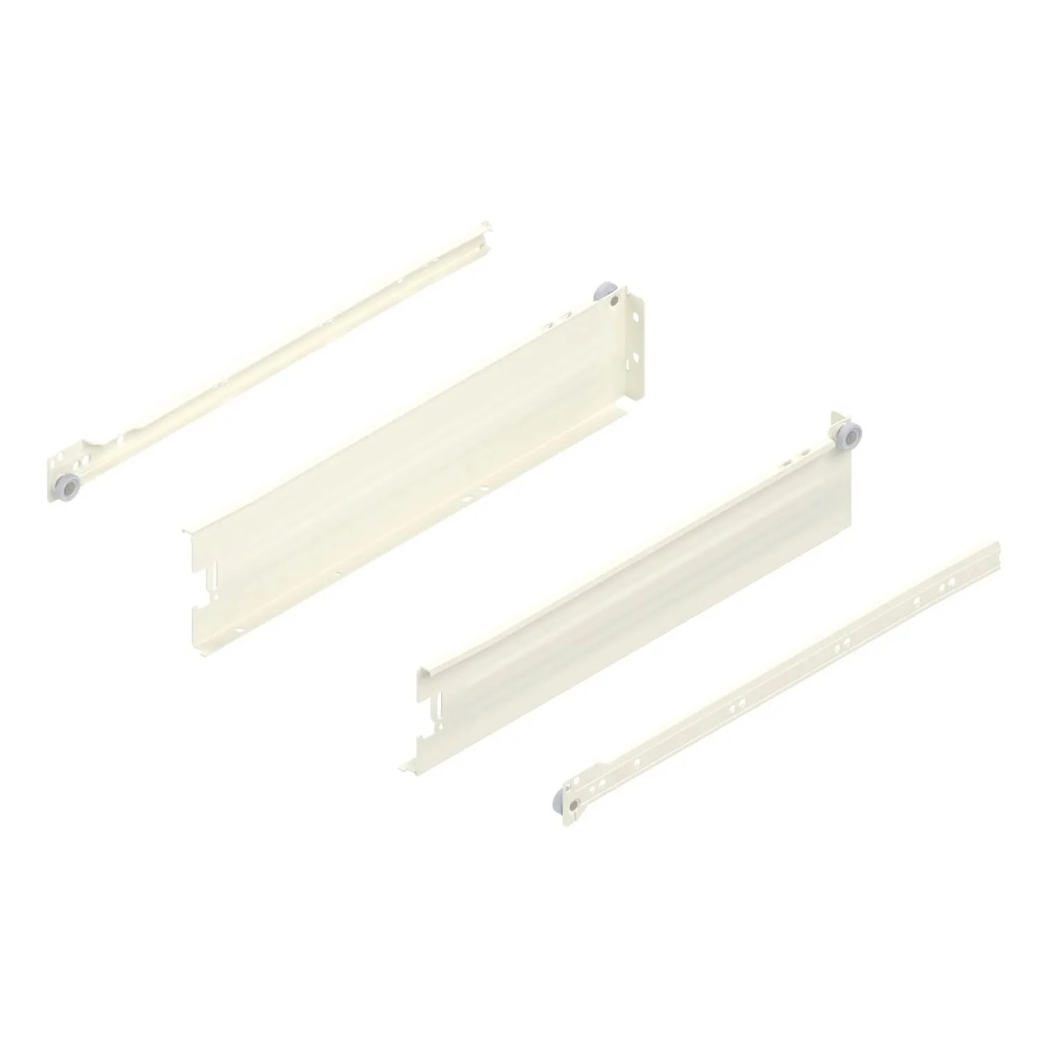 Blum Zarge Metabox M 320 Schraubversion Teilauszug Nennlänge 400 mm Cremeweiß