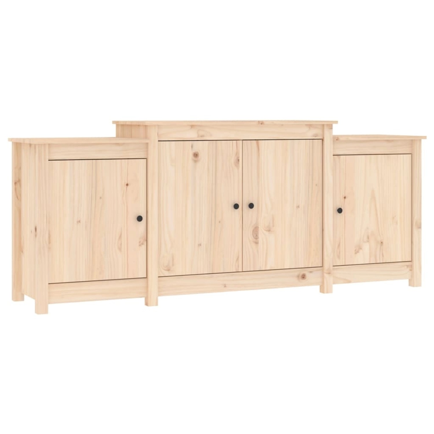 vidaXL Sideboard 164 x 37 x 68 cm Massivholz Kiefer 821492 günstig online kaufen