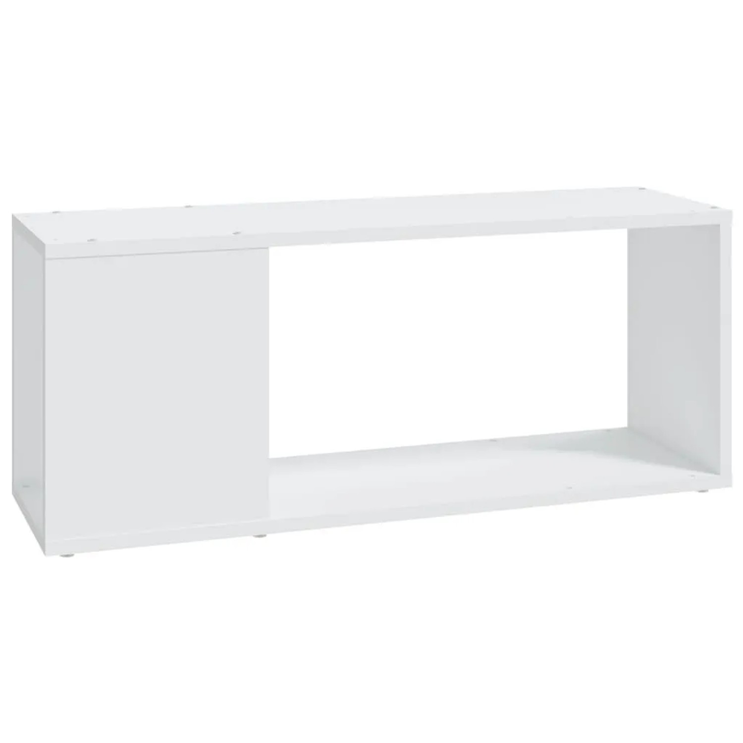 vidaXL TV-Schrank Weiß 80x24x32 cm Holzwerkstoff 809107