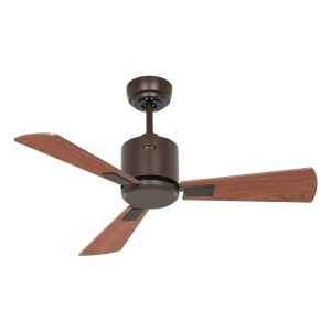 Energiespar Deckenventilator Eco Neo III, 92 cm, Bronze/Nussbaum-Kirschbaum Flügel