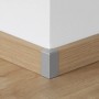 Parador Außenecke Alu Optik für Sockelleisten SL 3/6/18, einfache Montage ohne Gehrungsschnitte.