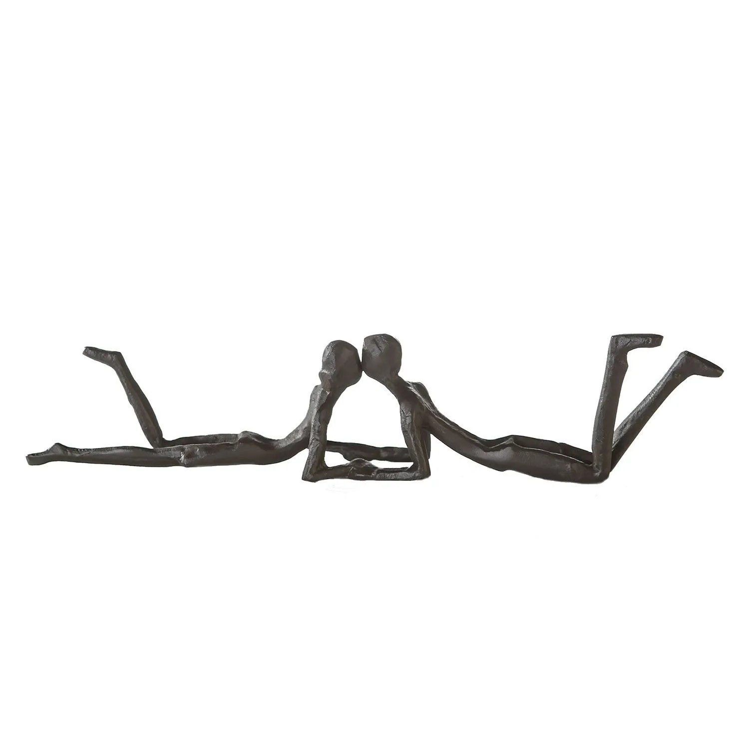 Gilde Skulptur Loving Braun 6 cm x 30 cm
