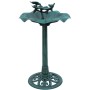 Dekorative Vogeltränke SUSI in Patina-Grün, 82x50x50cm, für Garten und Terrasse.