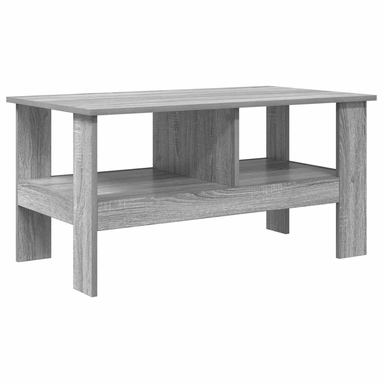 vidaXL Couchtisch Graues Sonoma 90 x 50 x 45 cm Holzwerkstoff 8000257 günstig online kaufen