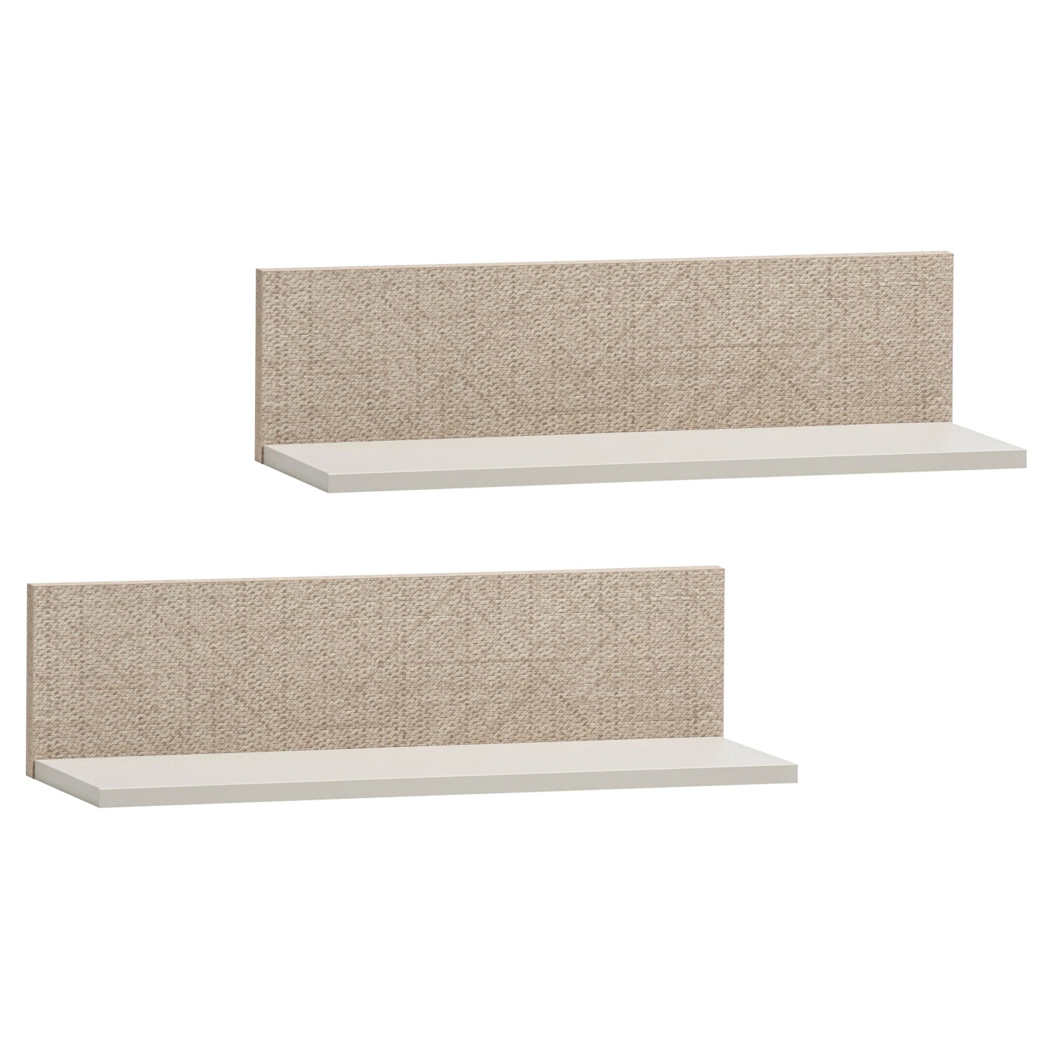 Schildmeyer Regal-Set Edno Canasta 15,7 cm x 60 cm x 17,3 cm Cremebeige 2-tlg.
