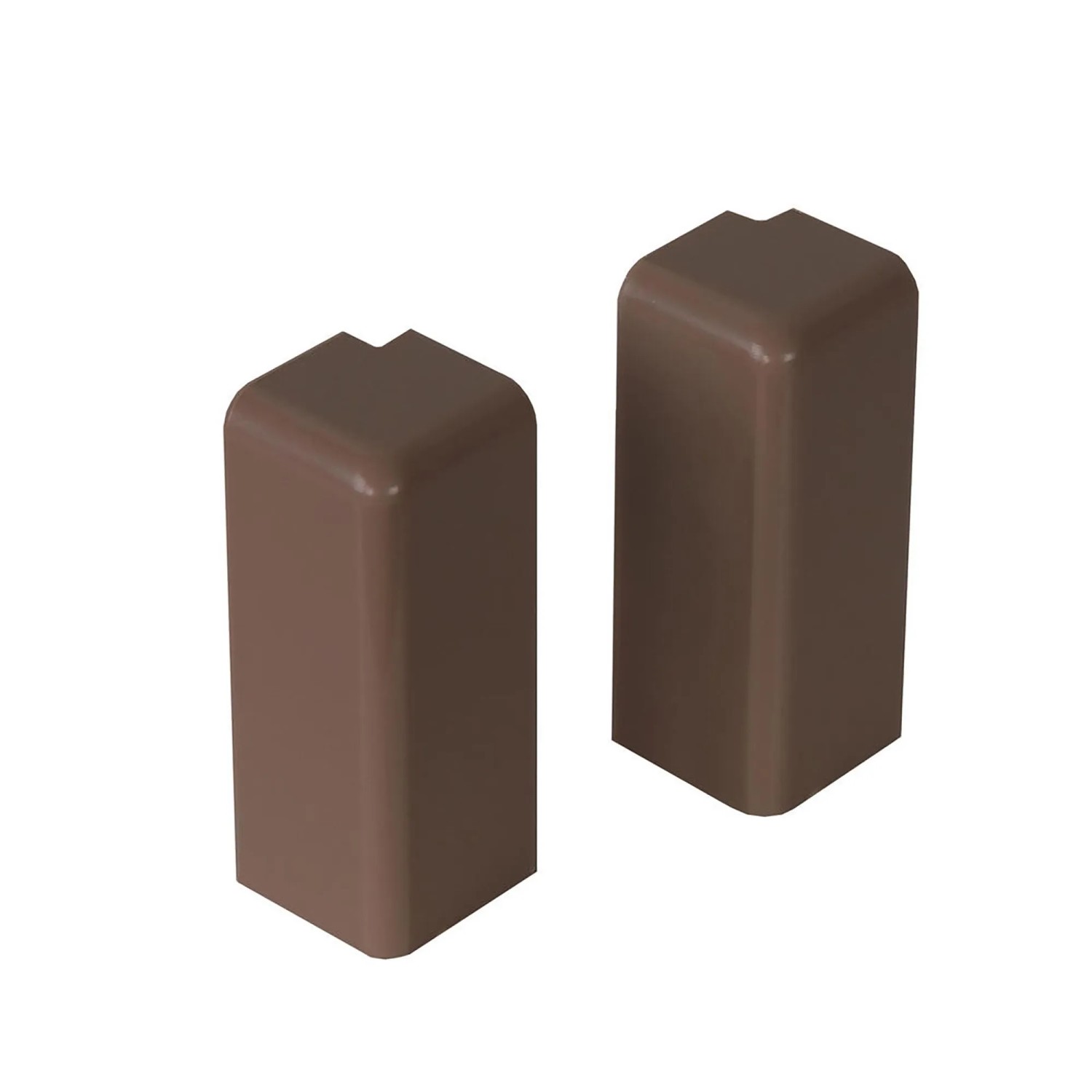 Kosche Außenecken für Kosche Sockelleiste 16 mm x 58 mm Braun 2 Stück