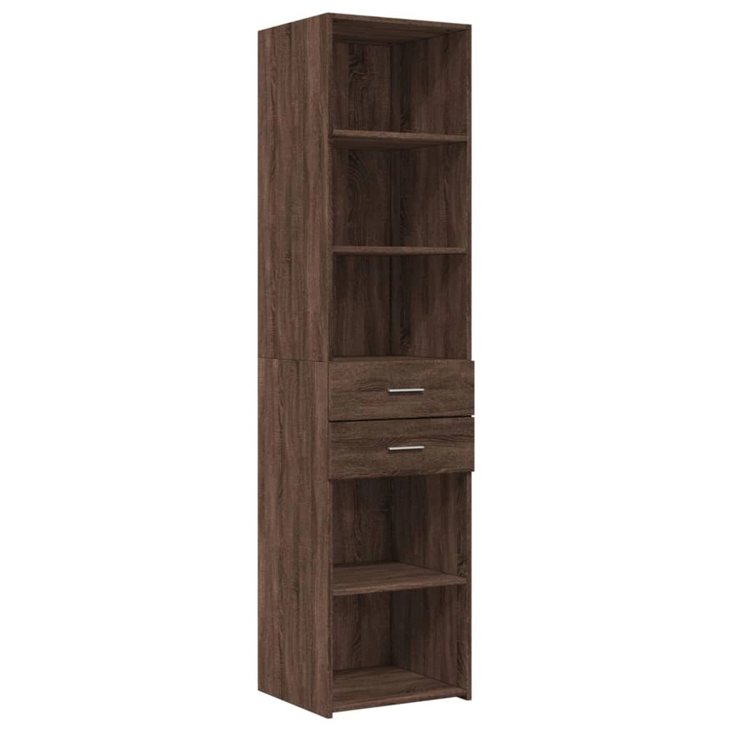 vidaXL Highboard Braun Eichen-Optik 45x42,5x185 cm Holzwerkstoff 3281454 günstig online kaufen