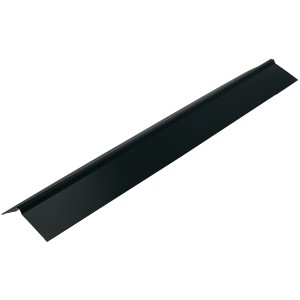Anthrazitfarbener Dachfirst, 100 cm, für einen sauberen Dachabschluss.