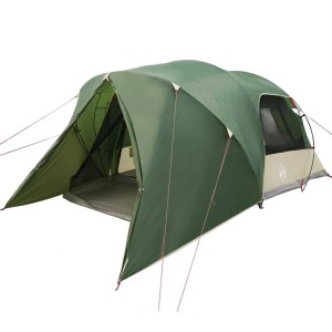 vidaXL Dome Zelt für 4 Personen mit Dach Grün 455 x 252 x 178 cm 42001020