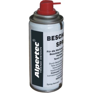 Alpertec Pflegespray, farblos, 100ml Dose für Türbeschläge, zur Pflege und Wartung.