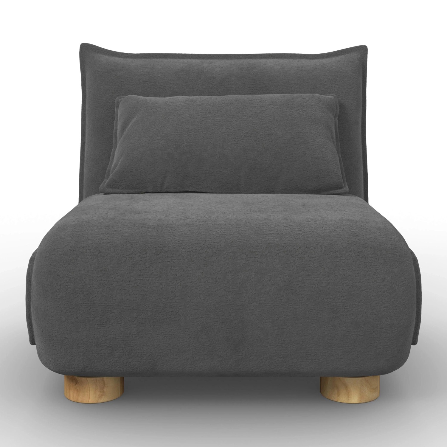 Bessagi Home Schlafsessel Bella Dunkelgrau Bouclé