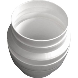 Weißer Marley Kondenswassersammler System 100 für Flachkanalsysteme, Kunststoff.