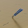 Selitbloc Klickvinylunterlage Pro+ Gold mit easy cut Raster und Cuttermesser. Trittschalldämmung für Klickvinyl.
