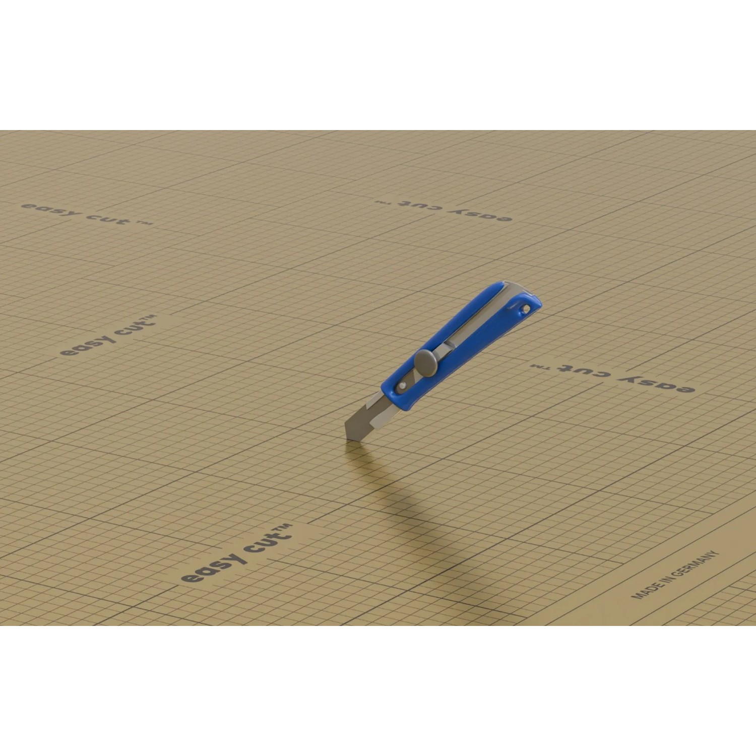 Selitbloc Klickvinylunterlage Pro+ Gold mit easy cut Raster und Cuttermesser. Trittschalldämmung für Klickvinyl.