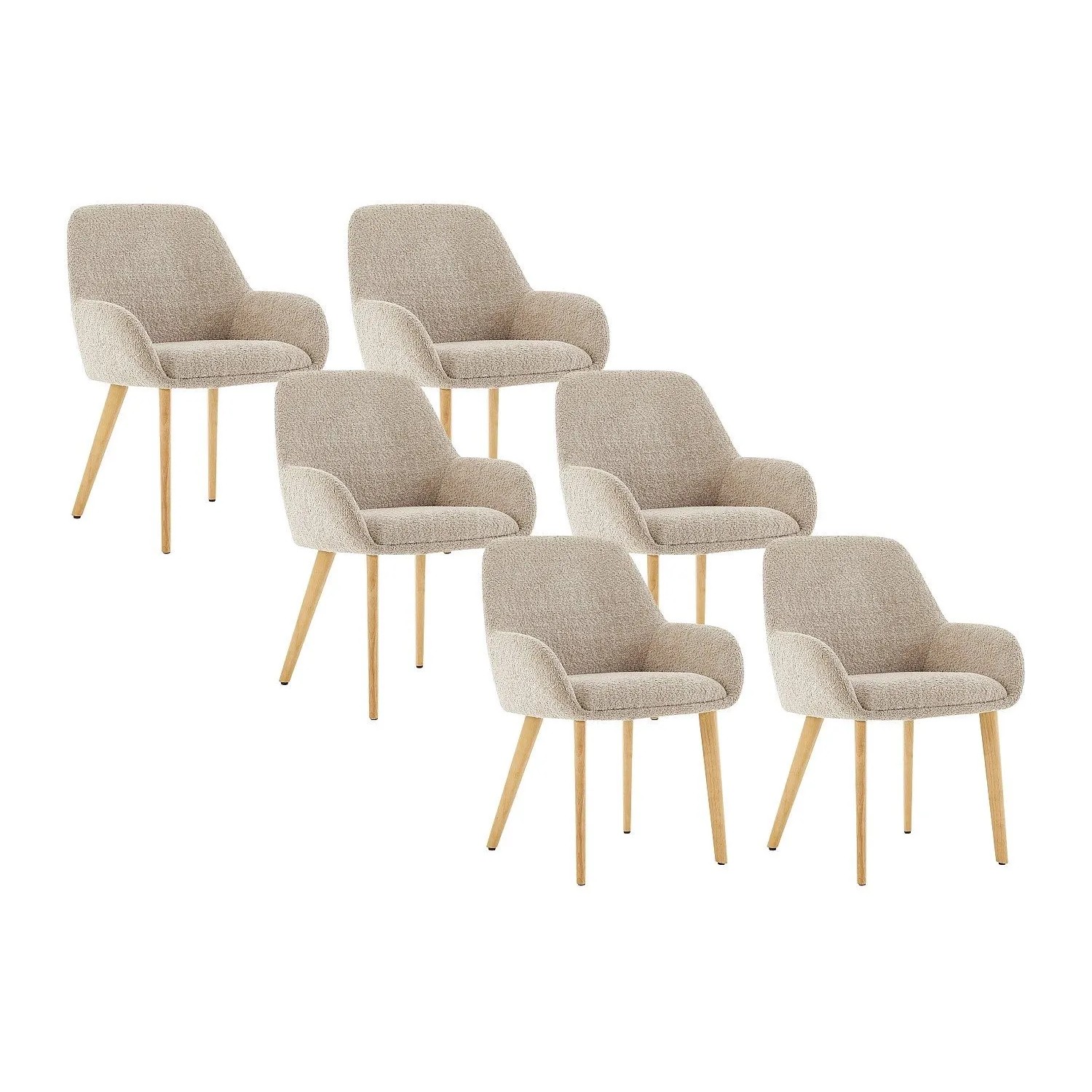 Vente-unique Stuhl Valenyo Taupe 58 cm