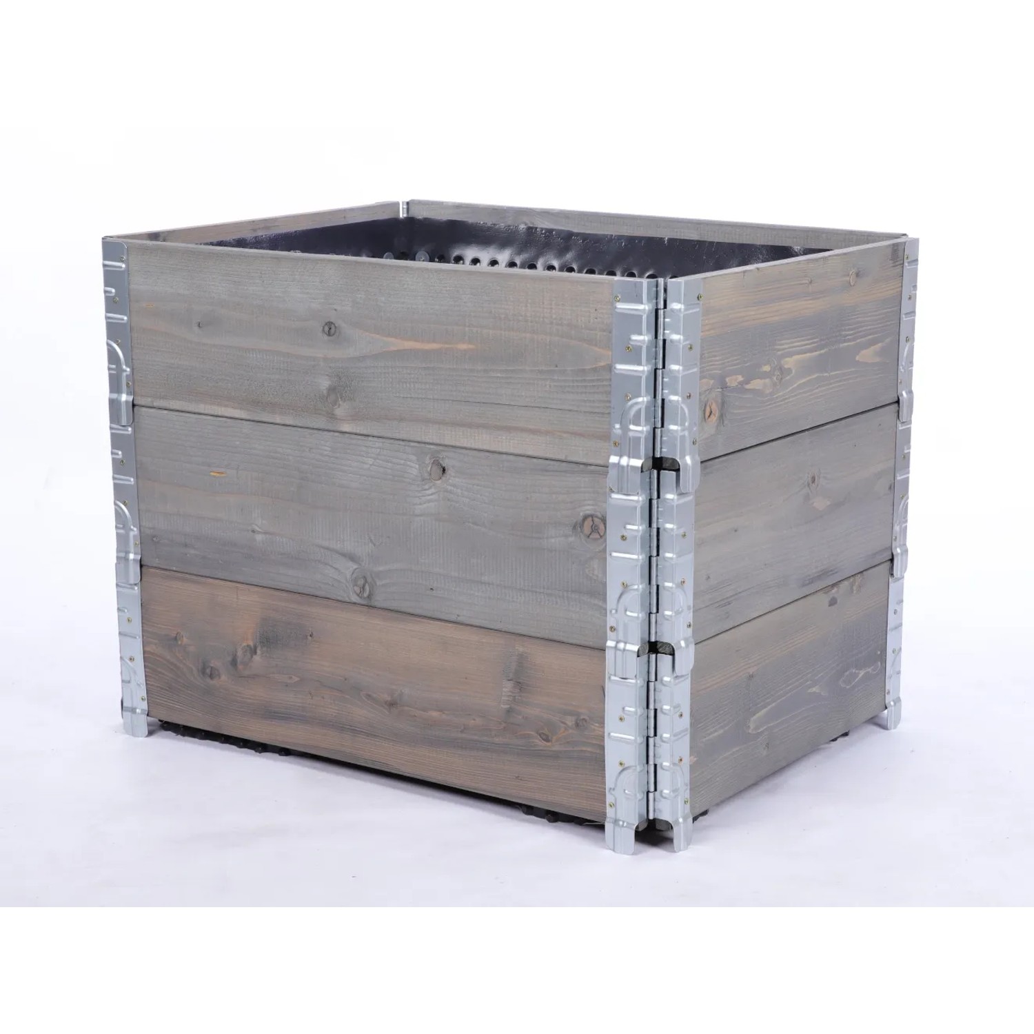 PROREGAL Hochbeetkisten GuardBox 60x80x60cm Inkl. Luftfolie Grau günstig online kaufen